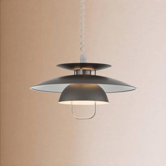 Lindby L&aacute;mpara Colgante nadija En Gris De Metal - Lindby