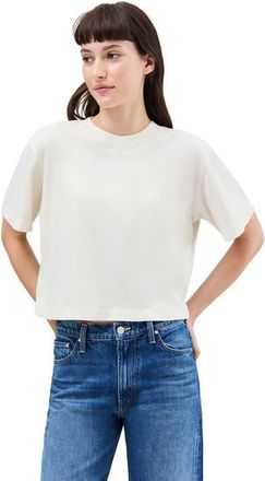 Richer Poorer Inc. The Relaxed Crop Tee in Bone at Nordstrom, Size X-Small