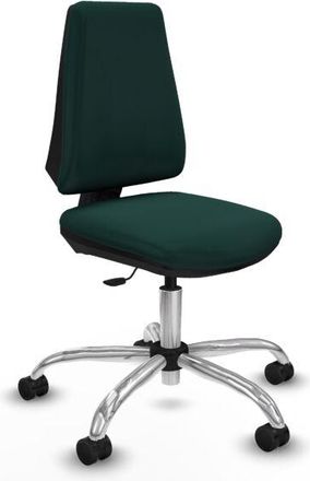 Piqueras y Crespo Piqueras Y Crespo - Elche Cp Similpiel Verde Botella Base Cromada Ruedas Nailon 65mm