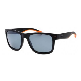 HUGO BOSS BOSS 1496/S 0LOX 25 Matte Blue/Orange/Grey Polarized