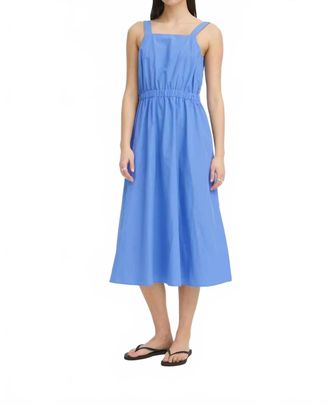Ichi Sleeveless Midi Dress In Blue