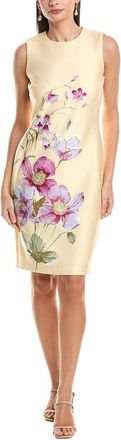 Anne Klein Printed Scuba Sheath Dress