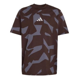 adidas AMG Camo Short-Sleeve T-Shirt Aurora Coffee Aurora Onix KQ8353