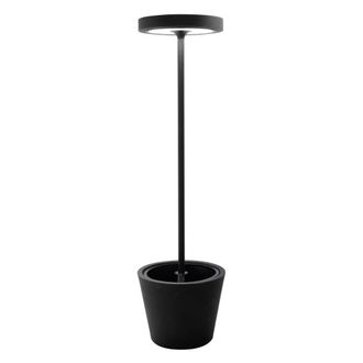 Zafferano Reverso solar l negra led 11,7w 156 cm