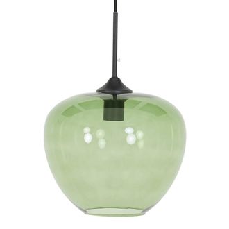 Light & Living L&aacute;mpara Colgante - Mayson - Verde - Vidrio - &Oslash; - Light&living