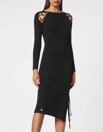 Philipp Plein Gebreide Jurk