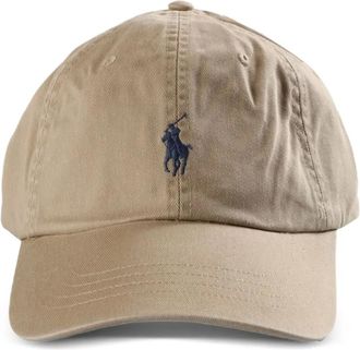 Polo Ralph Lauren embroidered cotton baseball cap - men - Cotton - One Size - Neutrals