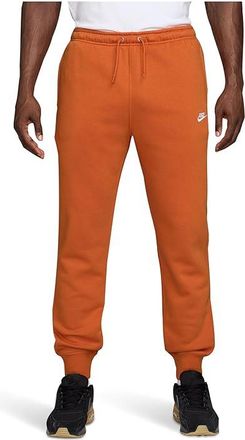 Nike Club Fleece Joggers Mens Workout Campfire Orange/Campfire Orange/White : LG, Cotton/Polyester