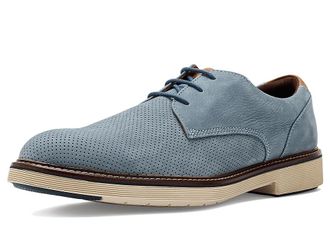 Johnston & Murphy Tyson Perfed Plain Toe Mens Shoes Denim Nubuck : 11.5 M (D), Leather/Nubuck