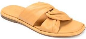 Journee Collection Kanndice Crisscross Slide Sandal in Tan at Nordstrom Rack, Size 9.5