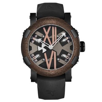 RJ Watches Steampunk Automatic Black Dial Mens Watch RJ.ST.AU.103.20