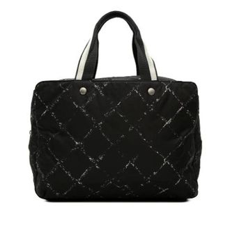 Chanel Pre-owned Vintage Nylon Weekend Bag - Dames - Pre-owned - Zwart - Maat: ONE Size Nylon