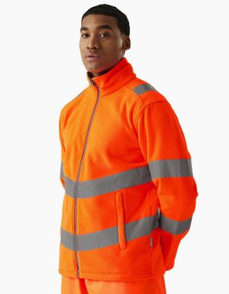 Regatta Mens Regatta Professional Mens Pro Contract Thor Hi-Vis Fleece Jacket - Yellow - Size: 40