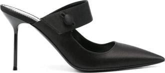 PARIS TEXAS Lidia Couture Sabot 90 Pumps - Dames - Muiltjes - Zwart - 37 EU - Schoenen