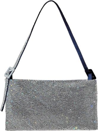 Benedetta Bruzziches Your Best Friend La Grande Bag - Lady - Dames - Schoudertassen - Grijs - ONE Size - Satijn - Tassen