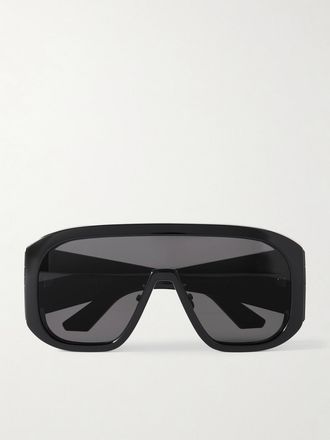 Dior Occhiali Da Sole In Acetato Con Montatura D-frame Diorgraphique M2u - Nero