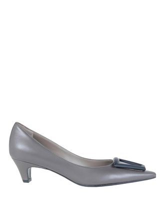 Roberto Festa Milano Gray Leather Pumps