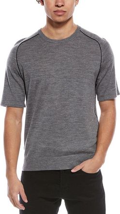Helmut Lang Contrast Seam Wool T-Shirt