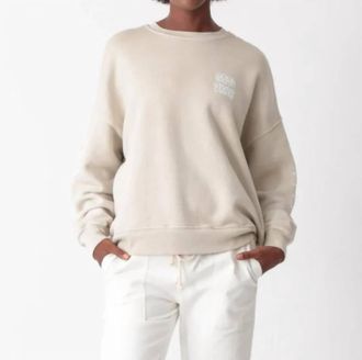 Electric & Rose Atlas Vintage Sweatshirt In Sand