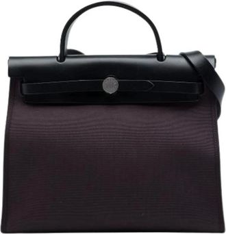 Herm&egrave;s Pre-owned Herbag Zip 31 - - Pre-owned - Donna - Viola - ONE SIZE