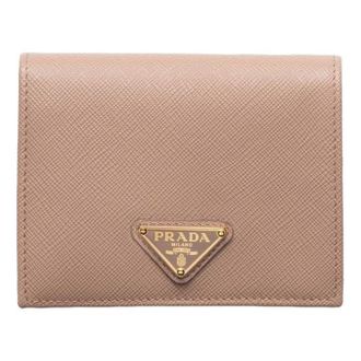 Prada (WMNS) PRADA SS26 Small Saffiano Leather Wallet Powder Pink 1MV204-QHH-F0236