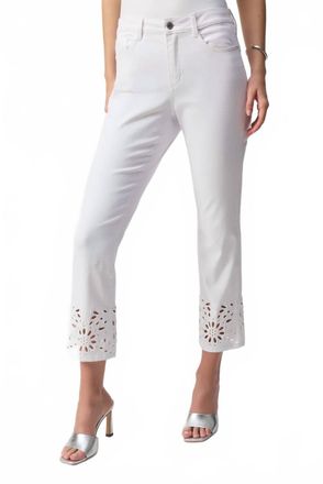 Joseph Ribkoff Womens Maureen Dalton Jeans In White