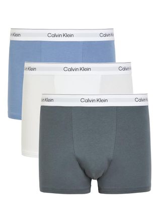 Calvin Klein Icon Stretch-cotton Trunks - set of Three - White - XL