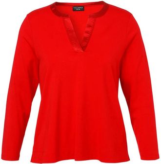 Via Appia Due Dames, Blouses & Shirts, Rood, Maat: 2XL