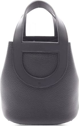 Herm&egrave;s Pre-owned Hermes in the loop 18 Handbag Taurillon Clemence leather Taurillon Clemence Black Used Women Ladies L34WPV1NK1TT0OQD