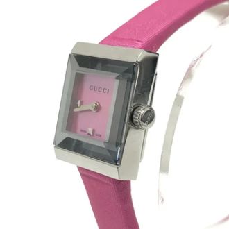 Gucci Pre-owned Vintage Polshorloge - Dames - Pre-owned - Roze - Maat: ONE Size