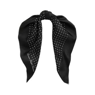 Ralph Lauren Silky Scarves, female, Black, Size: ONE SIZE Silky Scarf