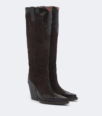PARIS TEXAS Botas cowboy El Dorado de ante