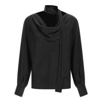 Max Mara Fiocchi Blouse - Dames - Blouses & Shirts - Zwart - Maat: S Zijde