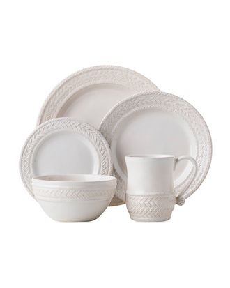 Juliska Le Panier 5pc Place Setting - Whitewash