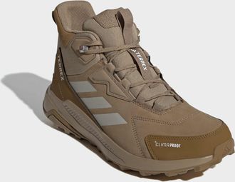 ADIDAS TERREX Wanderschuh ADIDAS TERREX TERREX ANYLANDER LEATHER MID CLIMAPROOF, Herren, Gr. 42,5, cardboard, wonder alumina, bronze strata, Leder, Textil, Schuhe W
