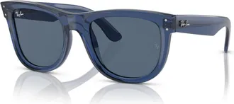 Ray-Ban Wayfarer Reverse Zonnebril - unisex - Zonnebrillen - Blauw - 53 MM - Accessoires