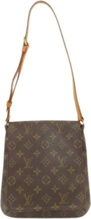 Louis Vuitton Pre-owned Cross Body Bags, female, Brown, Size: ONE SIZE Pre-owned Vintage Monogram Shoulder Bag