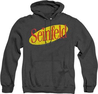 Gildan Seinfeld Seinfeld Logo Adult Heather Hoodie / Hooded Sweatshirt