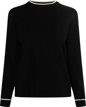 Dreimaster Dreimaster Gebreide trui Dames zwart en wit