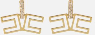 Elisabetta Franchi Ohrringe mit Logo-Detail von Elisabetta Franchi
