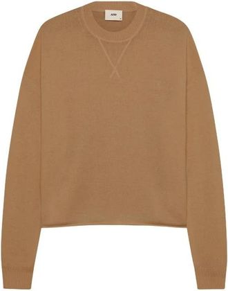 Autry Sweater Main - Dames - Ronde hals truien - Beige - M - Truien & Vesten