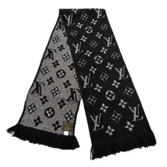 Louis Vuitton Vintage, unisex, Zwart, ONE Size, Wol, Pre-owned Stole