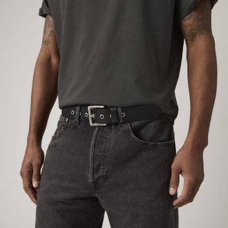 Levi's Maverick Eyelet Belt - Mens - 100 - Black