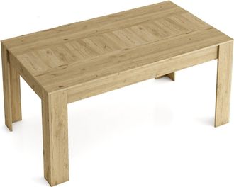 Skraut Home Mesa De Comedor De 140cm Extensible 200cm, Color Naturale, Medidas: 90.4 Ancho X 140.4/200.4 Largo 76.1 Cm Altura - Skraut Home