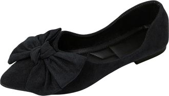 Generic Ballerinas Womens Loafer Flat Shoes Wedding Shoes Bridal Shoes Elegant and Comfortable Ballet Shoes Dress Shoes Balerina Shoes with Bows Womens Shoes 