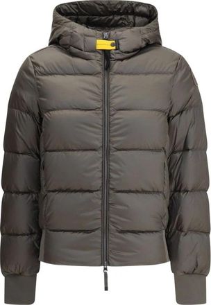 Parajumpers Gewatteerde jas met verstelbare capuchon - Dames - Winterjassen - Groen - M - Polyester - Jassen