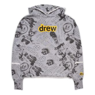 Drew House Secret Deconstructed Hoodie Idears heather Grey DR-FW21-107
