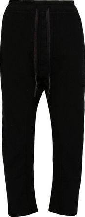 Isaac Sellam Experience cropped trousers - men - Calf Leather/Organic Cotton - S - Black