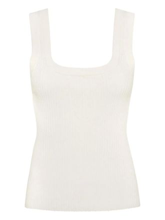 Aje Bronte ribbed tank top - Neutrals
