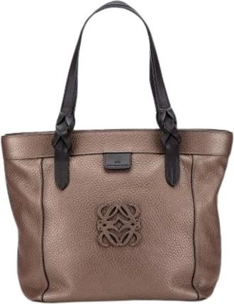 Loewe Pre-owned Tote Bags, female, Brown, Size: ONE SIZE Pre-owned Tote Bag